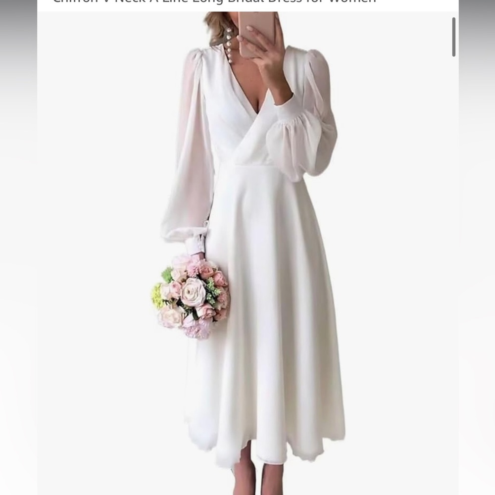 Elegant White Maxi Dress